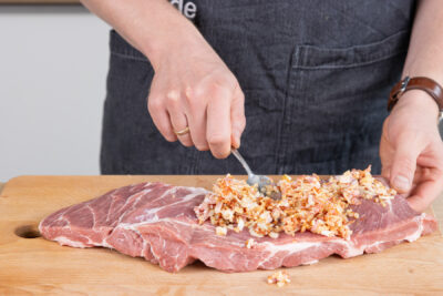 Fleisch füllen