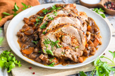 Spießbraten im Bratschlauch