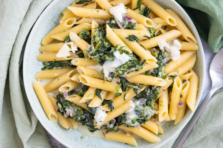Spinat-Gorgonzola-Soße