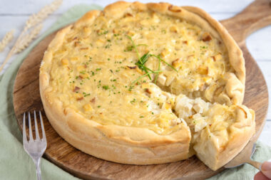 Veganer Zwiebelkuchen