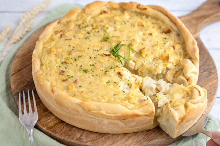 Veganer Zwiebelkuchen