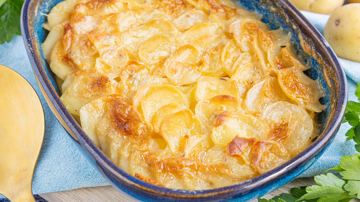 Veganes Kartoffelgratin
