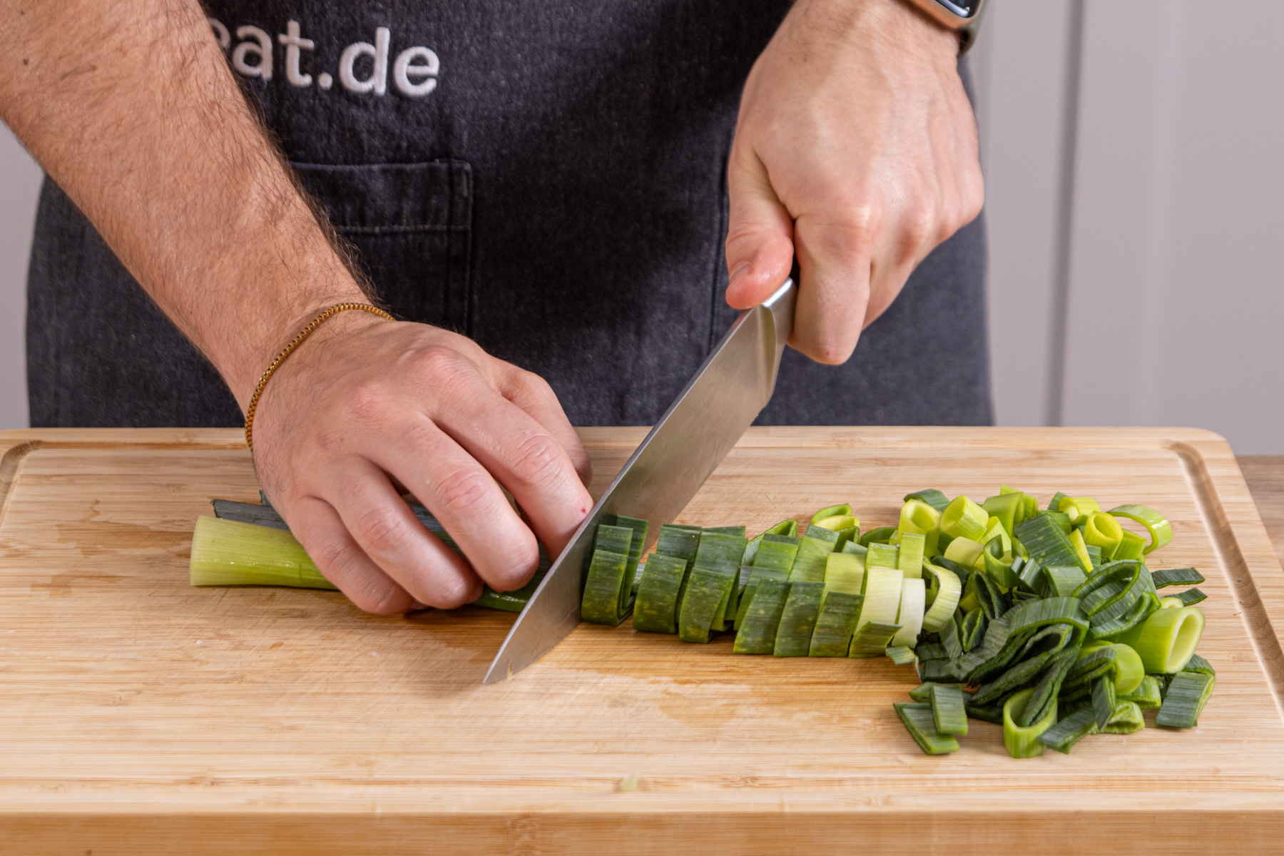 Vegetarische Lauchcremesuppe | Rezept- eat.de
