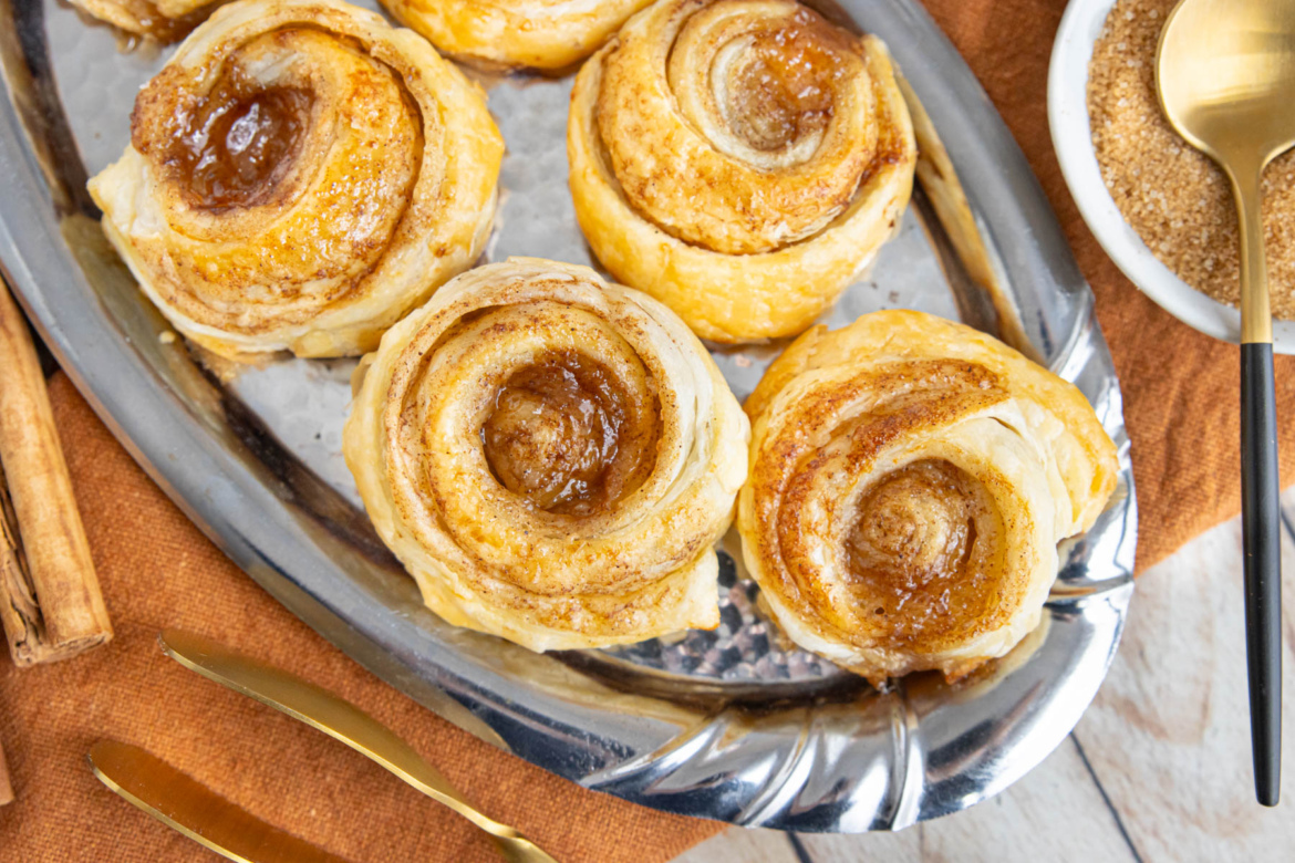 Zimtschnecken mit Blätterteig | Rezept Zimtschnecken mit Blätterteig | Rezept