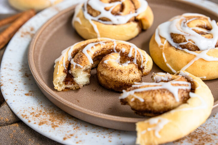 Zimtschnecken mit Trockenhefe