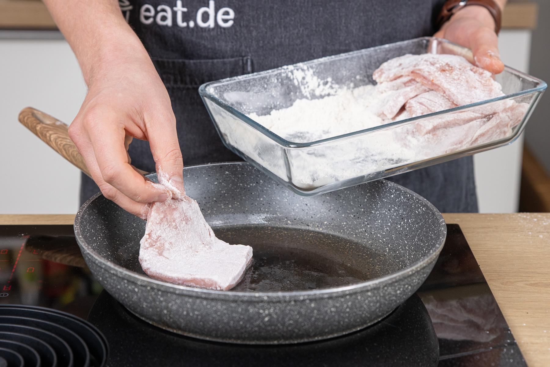 Zwiebel-Sahne-Schnitzel