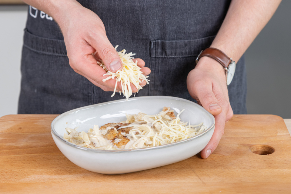 Zwiebel-Sahne-Schnitzel