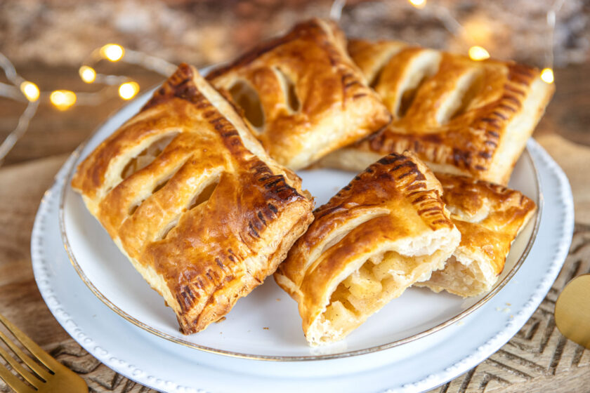 Apfeltaschen mit Blätterteig