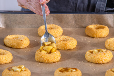 Apple Pie Cookies füllen