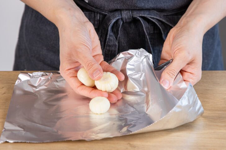 Knoblauch rösten