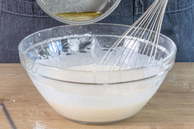 Butter hinzugeben