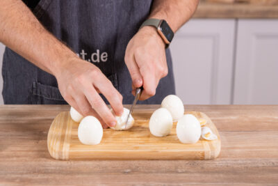 Eier anschneiden