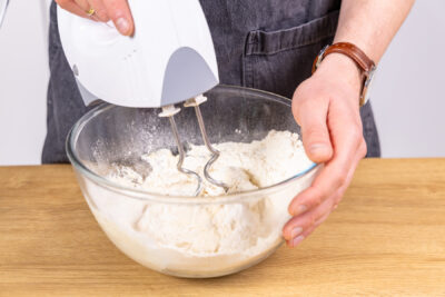 Focaccia Teig kneten
