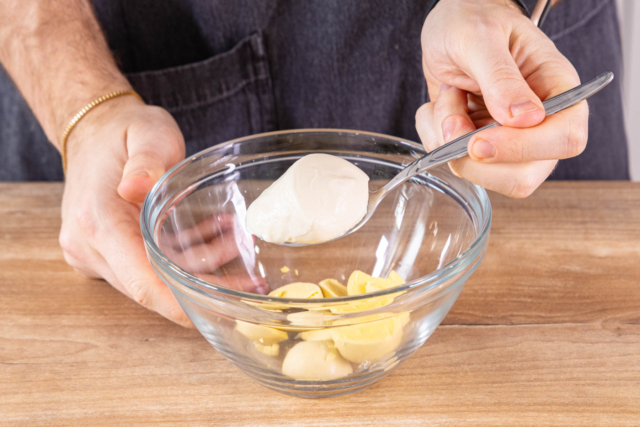 Gefüllte Eier mit Mayonnaise