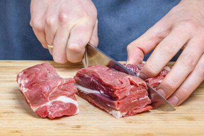 Fleisch schneiden