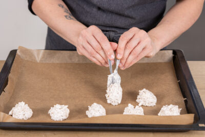 Mandelmakronen backen