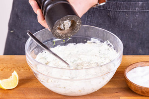 Remoulade für Fisch würzen