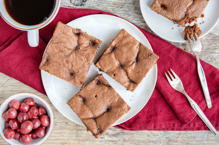 Schoko-Kirschkuchen vom Blech