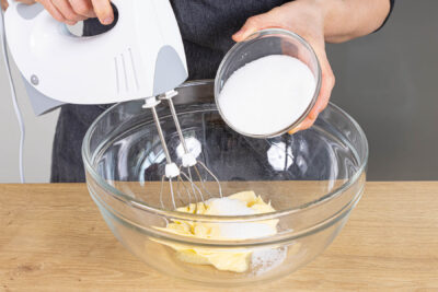 Butter schaumig schlagen
