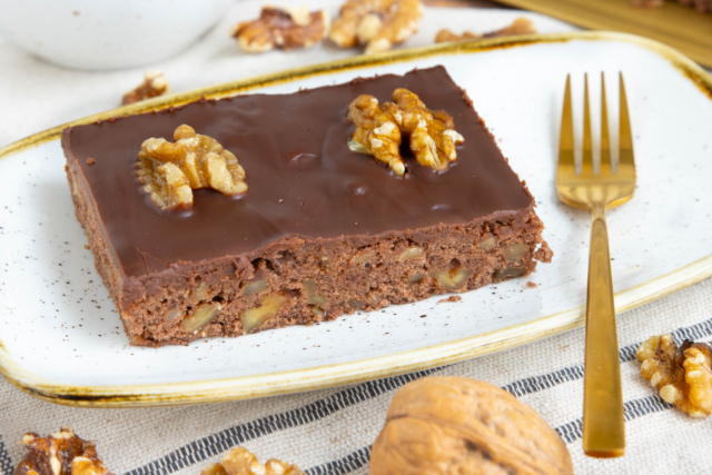 Walnusskuchen vom Blech