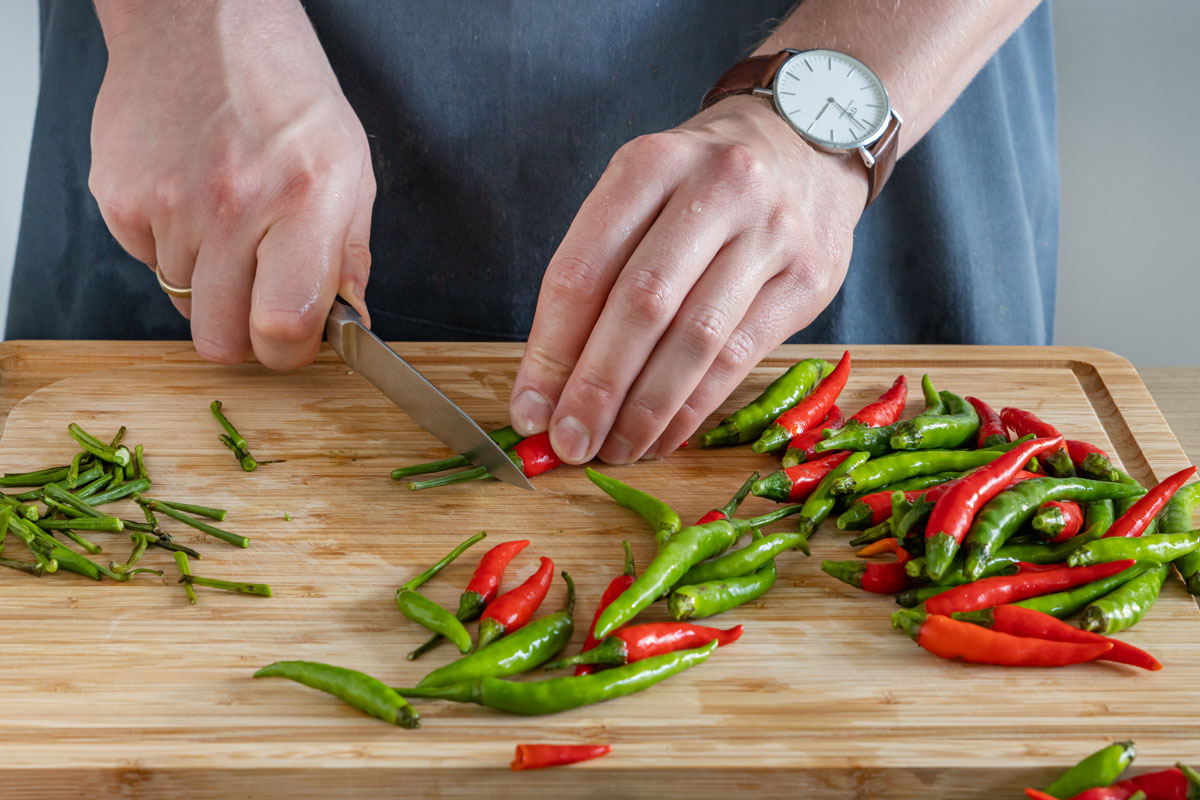 Chili einlegen Rezept