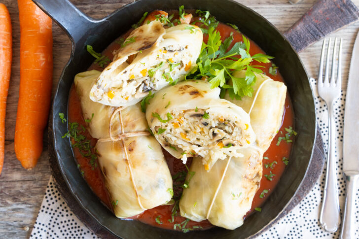 Vegetarische Krautwickel