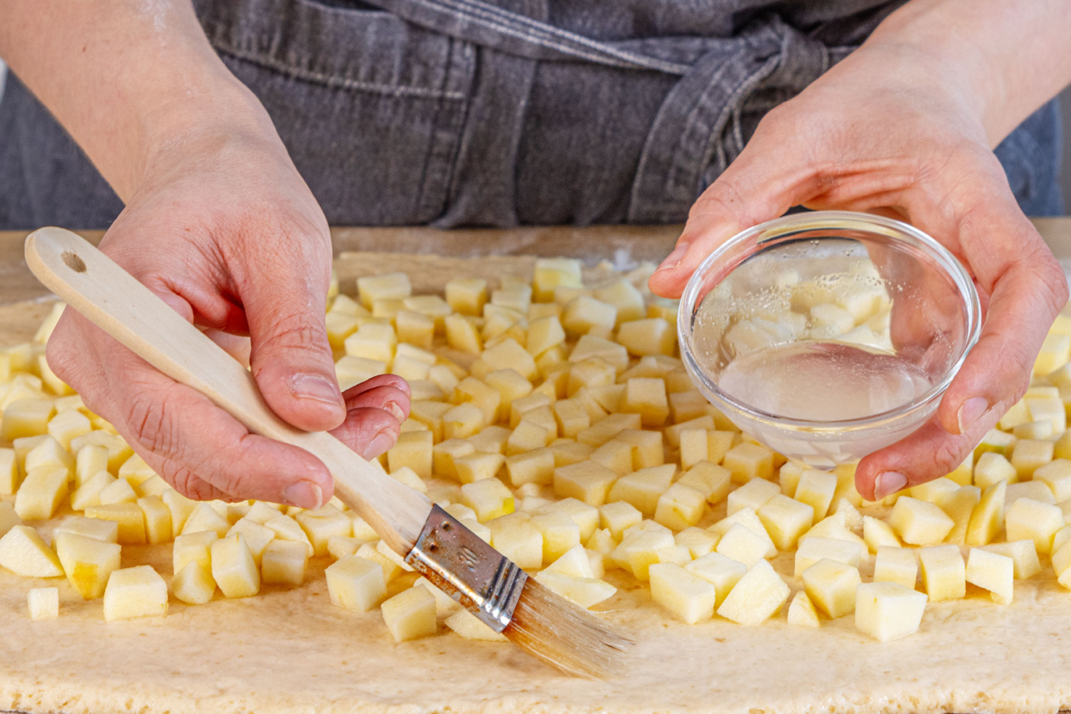 Apfelkrapfen aus dem Ofen