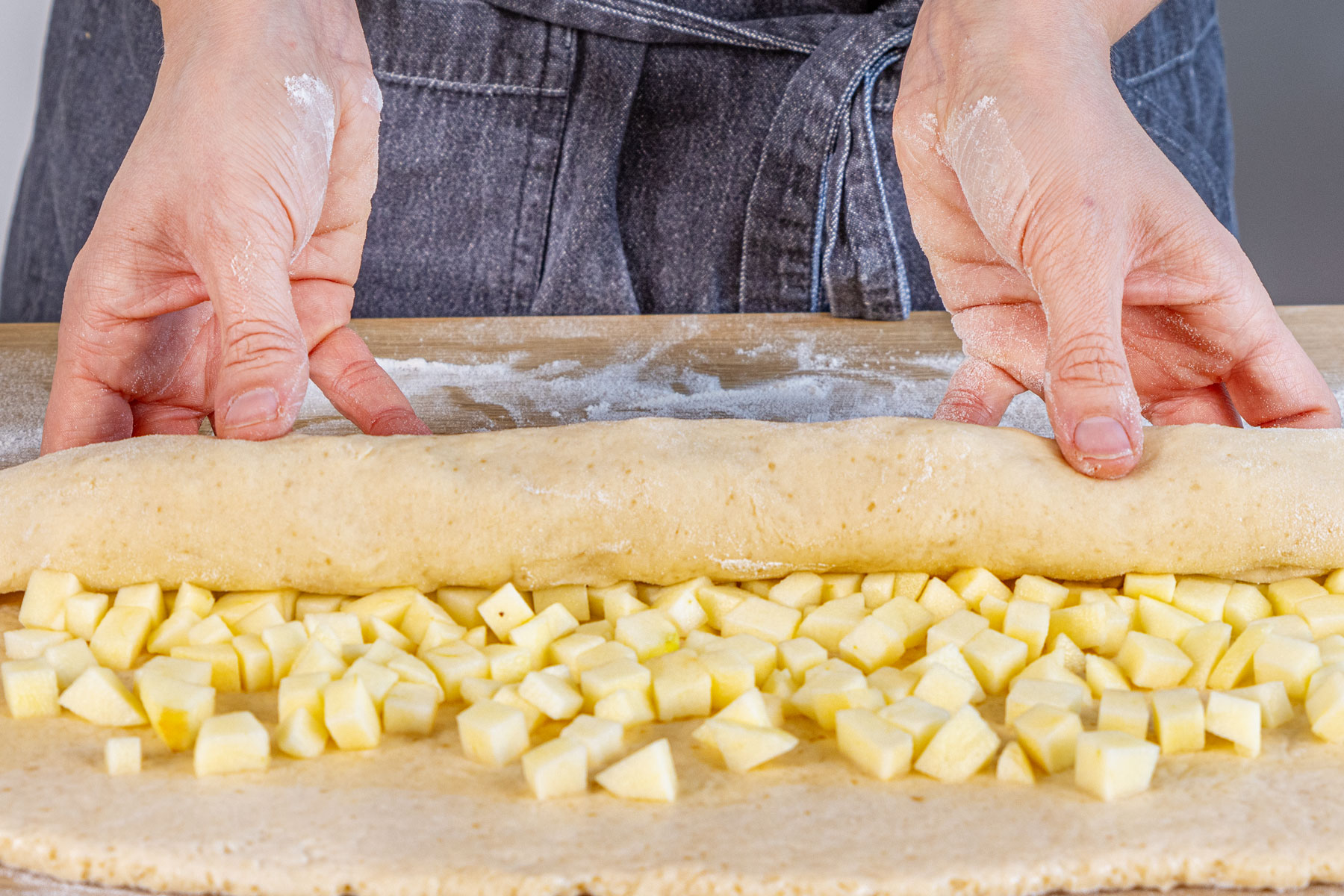 Apfelkrapfen aus dem Ofen Apfelkrapfen aus dem Ofen