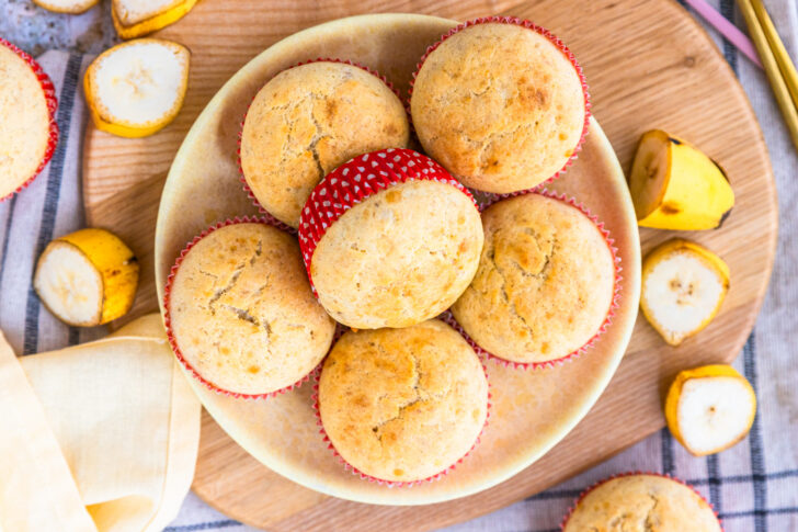 Bananen-Muffins ohne Zucker