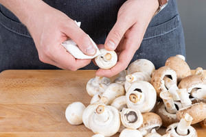 Champignons putze