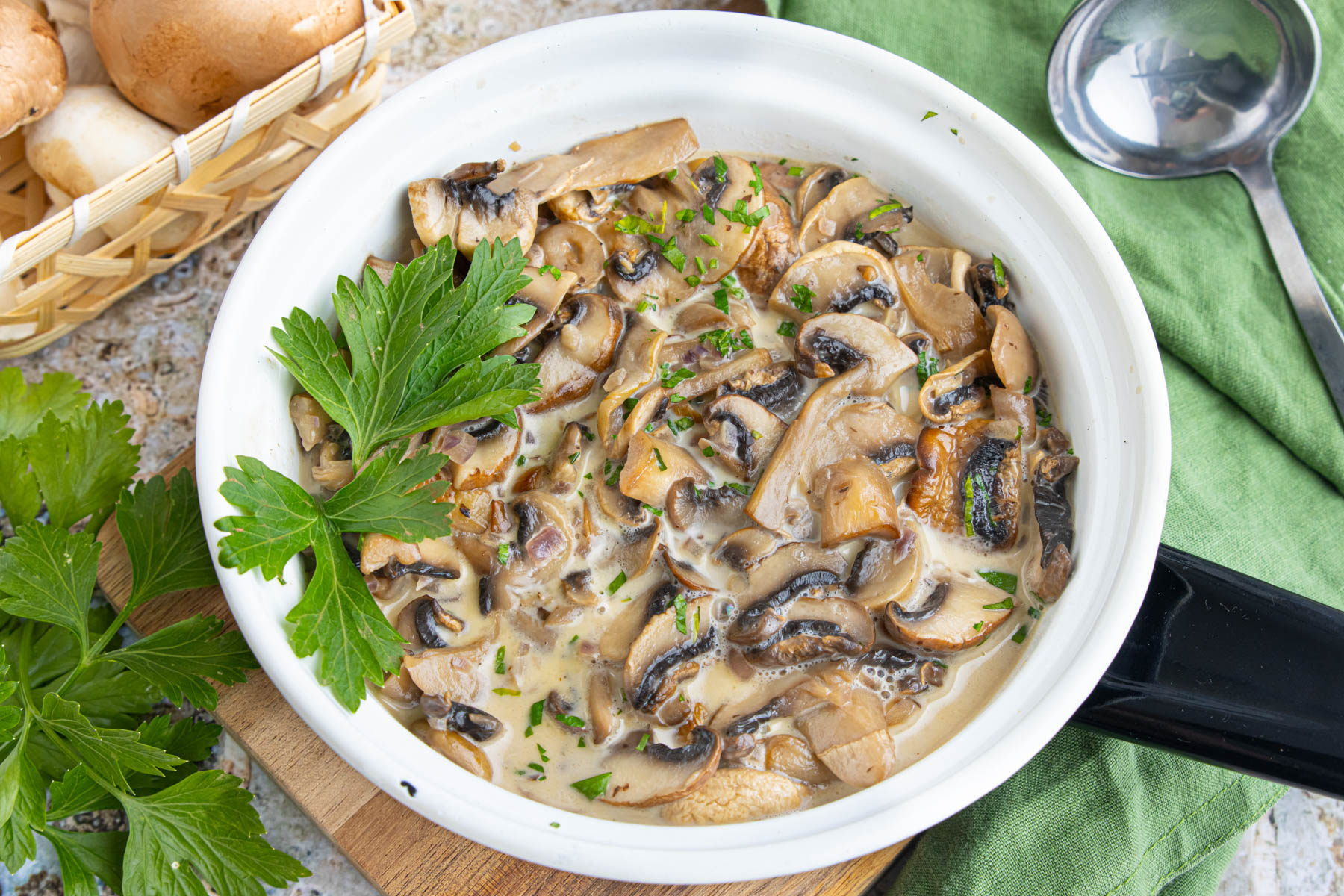 Champignon Sahne Soße Rezept