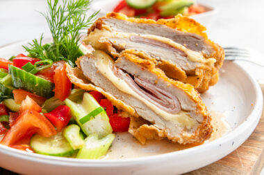 Cordon Bleu aus der Heißluftfritteuse