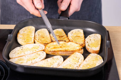Ciabatta anrösten