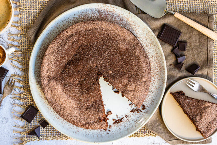 Französische Schokotarte