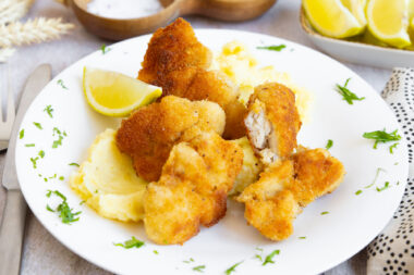 Gebackenes Kalbsbries