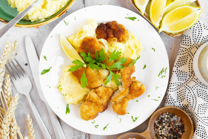 Gebackenes Kalbsbries