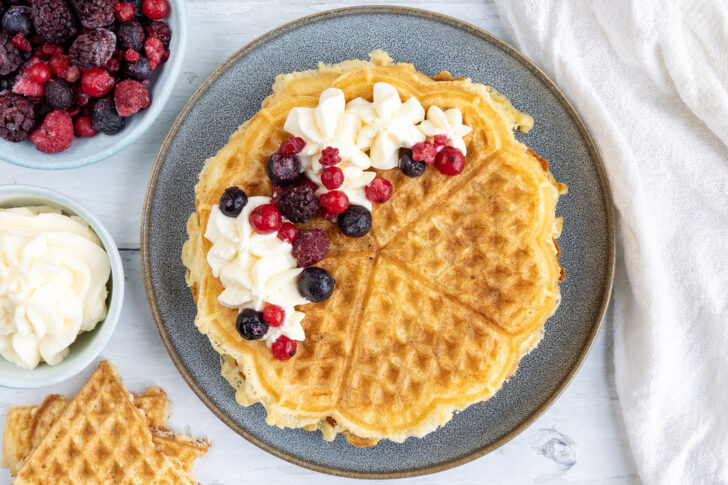 Glutenfreier Waffelteig