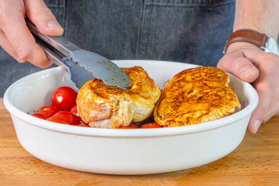 Hähnchenbrustfilet im Backofen | Rezept