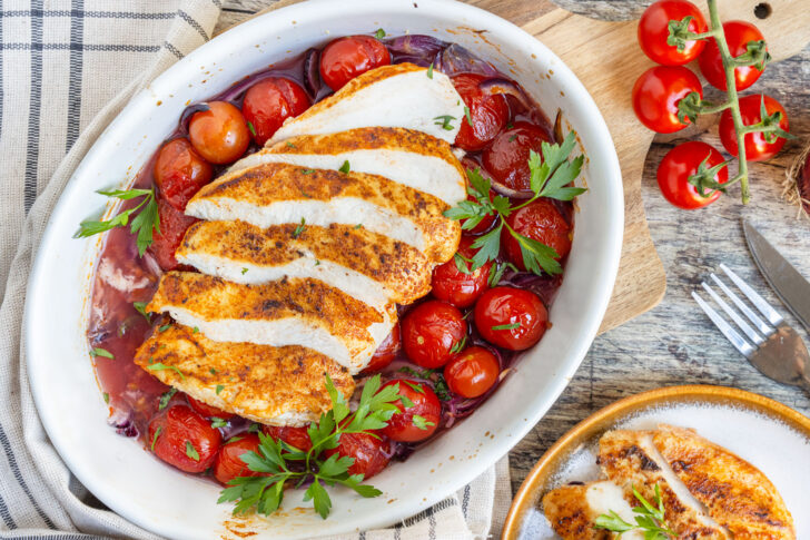 Hähnchenbrustfilet im Backofen