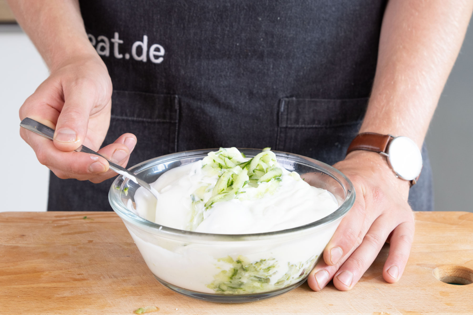 Indische Gurken-Raita | Rezept
