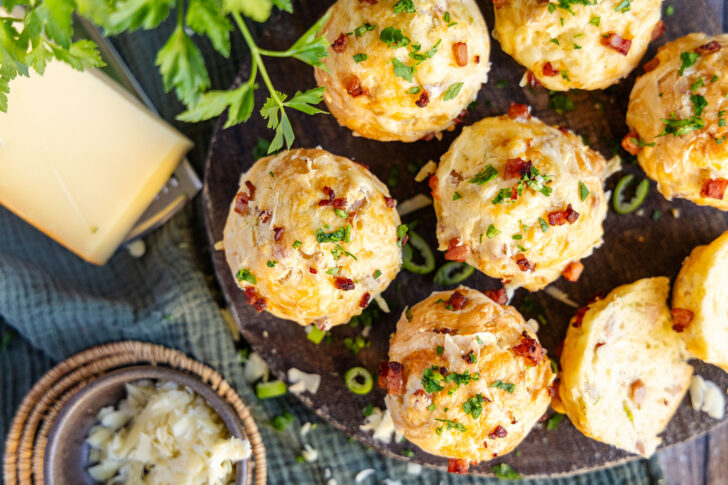 Käse-Schinken-Muffins top-down