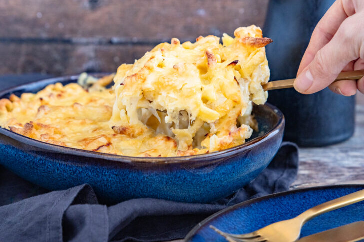 Käsespätzle im Ofen