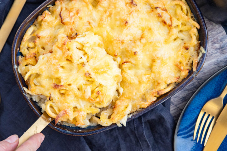 Käsespätzle im Ofen