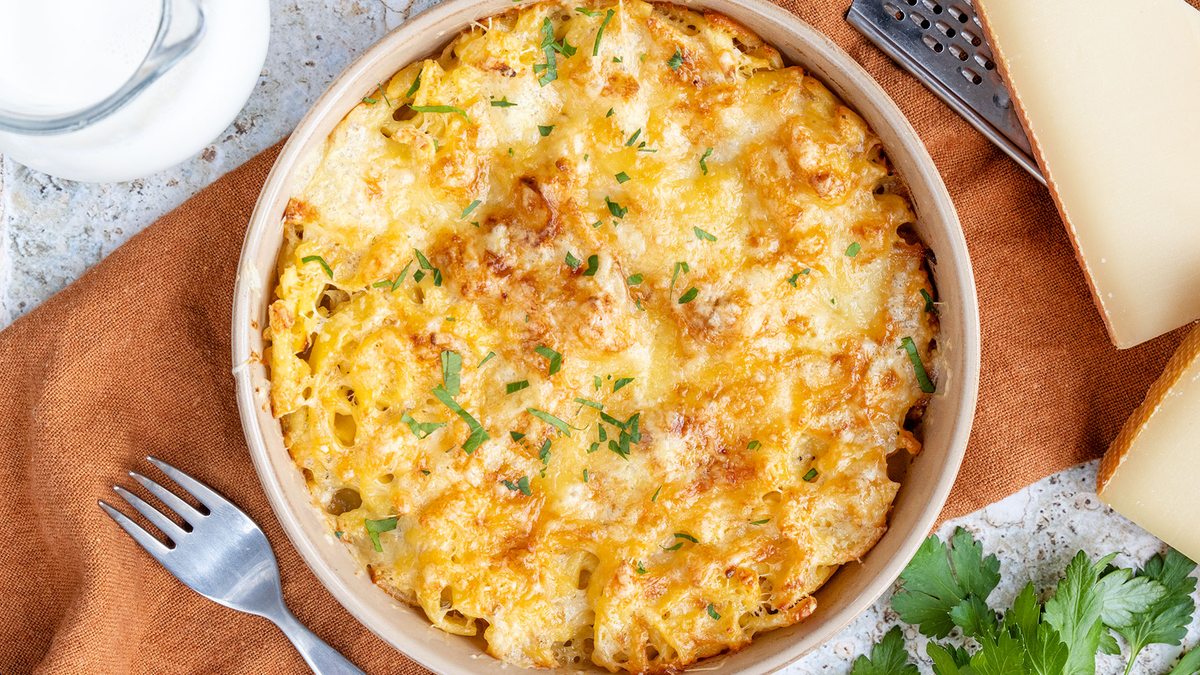 Cremige Käsespätzle mit Sahne