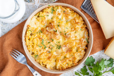 Käsespätzle mit Sahne