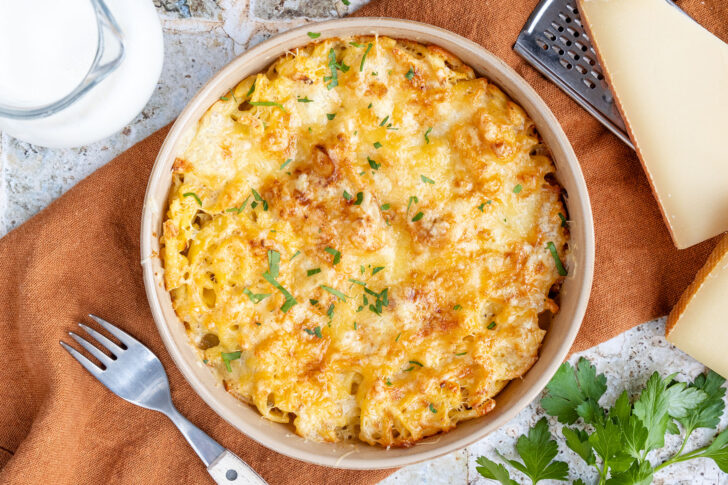 Käsespätzle mit Sahne