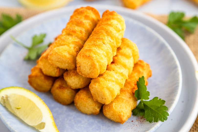 Kroketten aus der Heißluftfritteuse | Rezept- eat.de Kroketten aus der Heißluftfritteuse | Rezept- eat.de