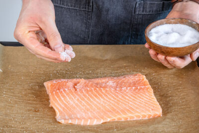 Lachs salzen
