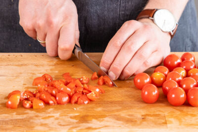Tomaten schneiden
