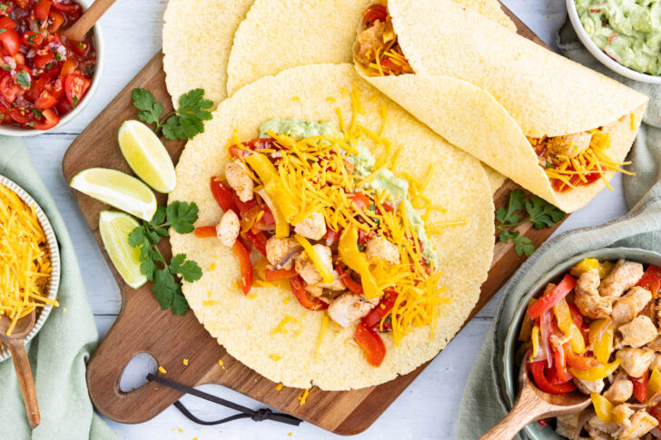 Mexikanische Chicken-Fajita